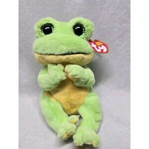 Ty Beanie Baby Bellies - SNAPPER the Green Frog Stuffed Plush Toy- Tags